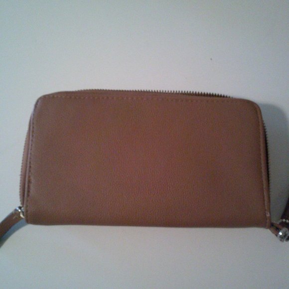 Boho Faux Leather Zip Around Wallet - Picture 3 of 5